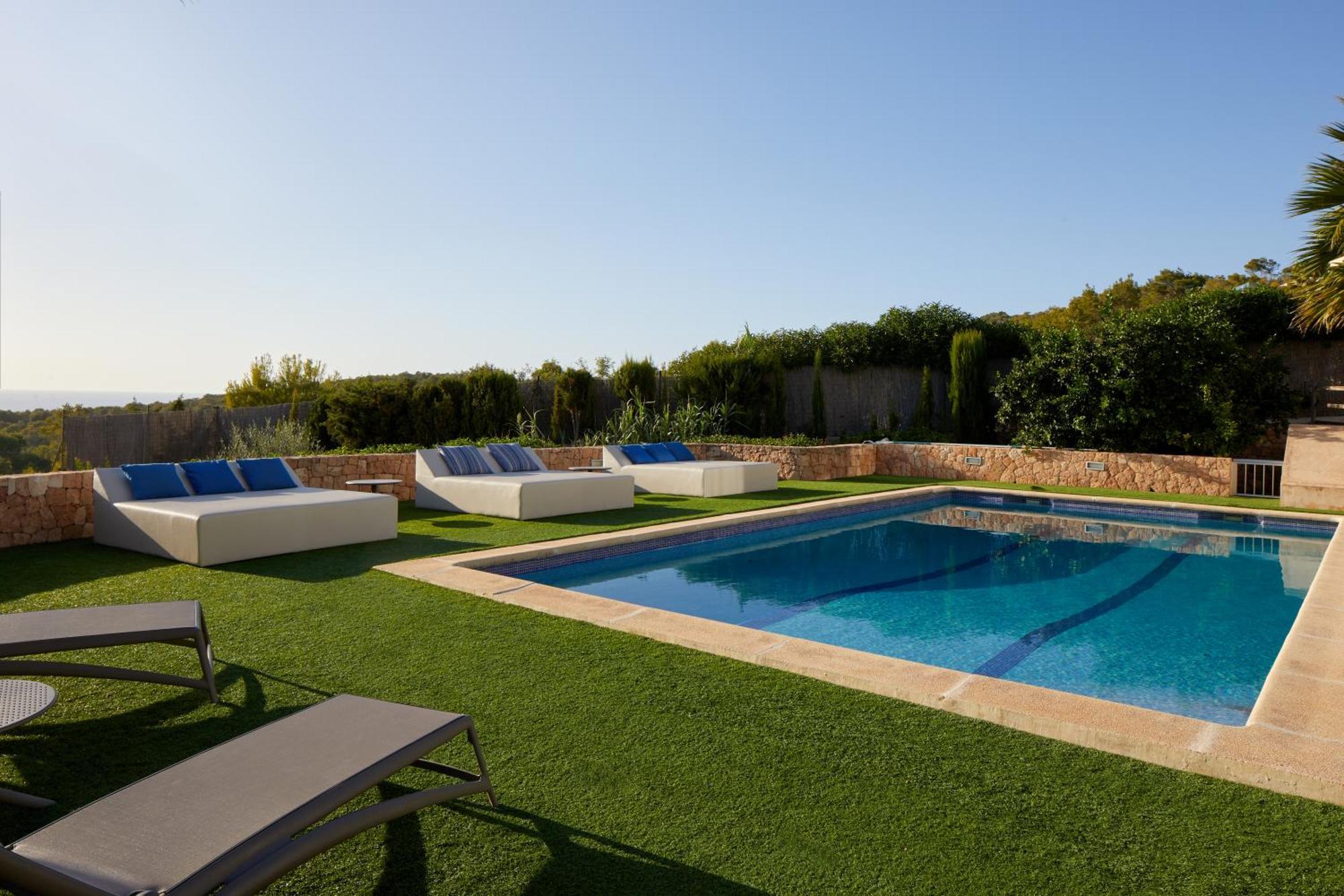 Villa Can Joan I - Fantastic Sunset Views And Family Friendly - سان أنطونيو المظهر الخارجي الصورة