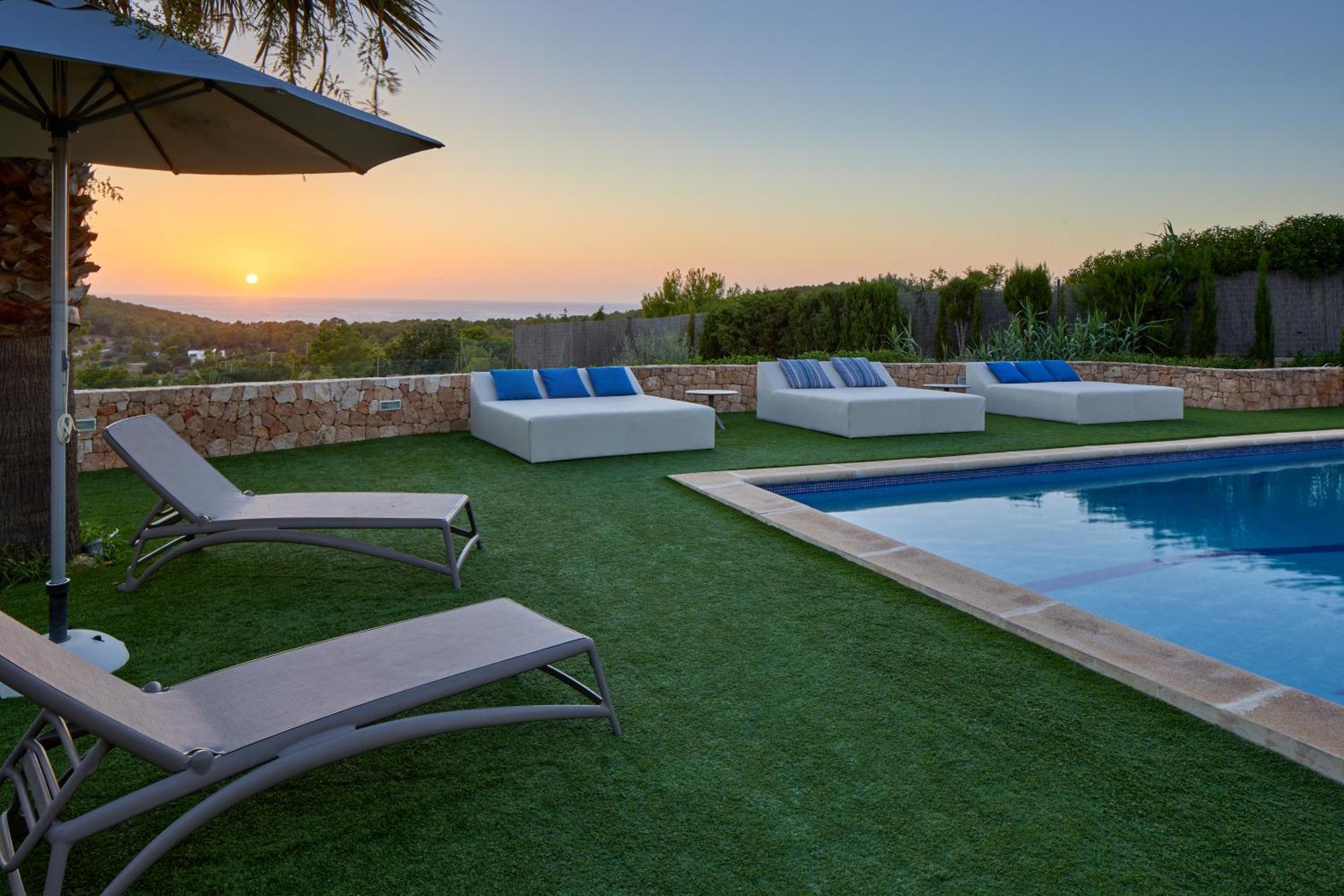 Villa Can Joan I - Fantastic Sunset Views And Family Friendly - سان أنطونيو المظهر الخارجي الصورة