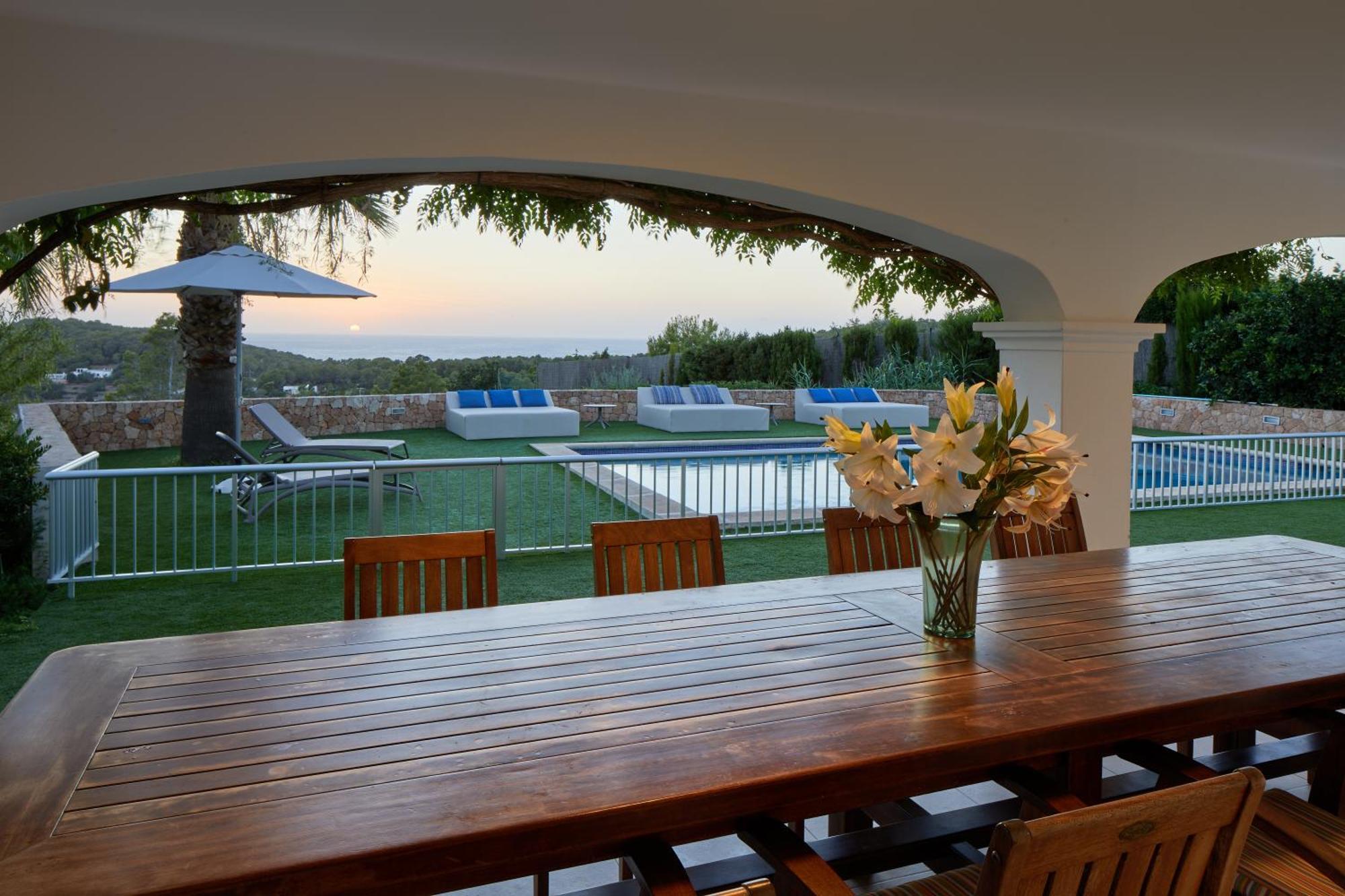 Villa Can Joan I - Fantastic Sunset Views And Family Friendly - سان أنطونيو المظهر الخارجي الصورة